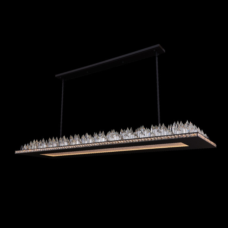 Allegri - 039162-052-FR001 - LED Island Pendant - Orizzonte - Matte Balck Allegri - 039162-052-FR001 - LED Island Pendant - Orizzonte - Matte Balck