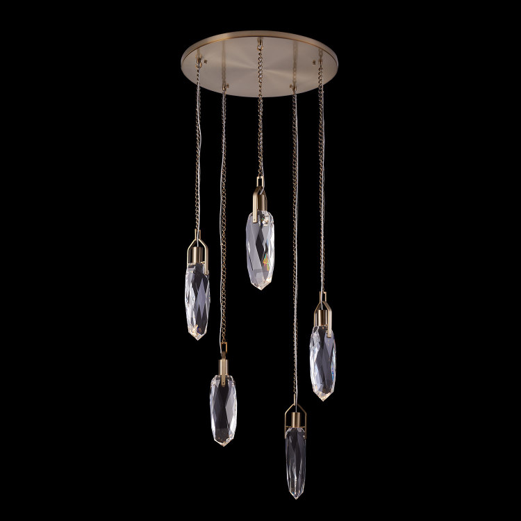 Allegri - 042057-044-FR001 - LED Pendant - Diamante - Winter Brass