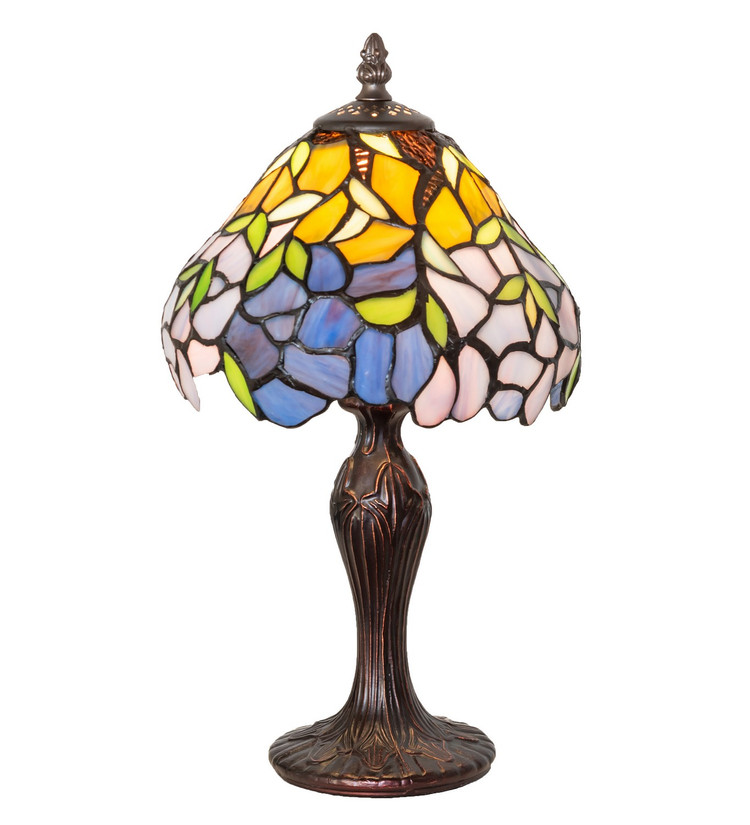 Meyda Tiffany - 270580 - One Light Mini Lamp - Duffner & Kimberly Laburnum - Mahogany Bronze