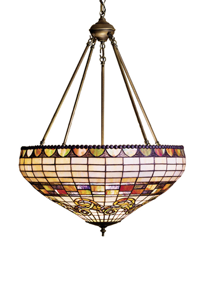 Meyda Tiffany - 29510 - Pendant - Tiffany Edwardian - Mahogany Bronze