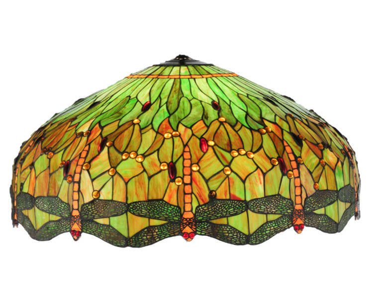 Meyda Tiffany - 30107 - Shade - Tiffany Hanginghead Dragonfly - Antique