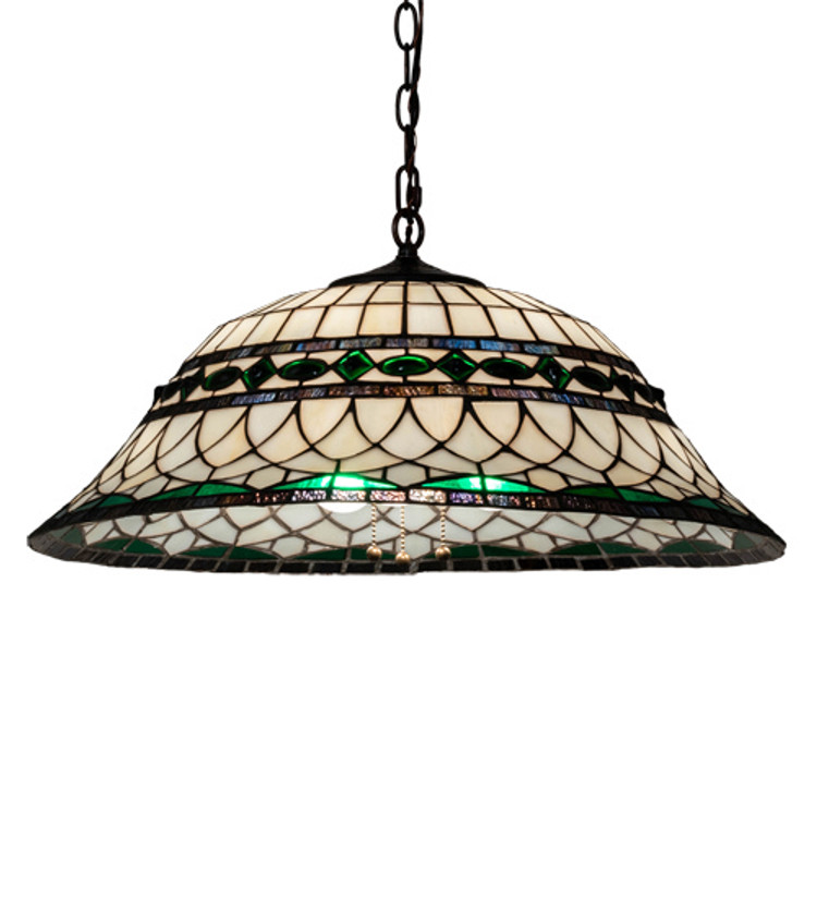 Meyda Tiffany - 37303 - Three Light Pendant - Tiffany Roman - Mahogany Bronze Meyda Tiffany - 37303 - Three Light Pendant - Tiffany Roman - Mahogany Bronze