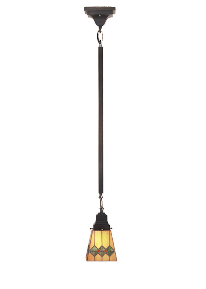 Meyda Tiffany - 49119 - One Light Mini Pendant - Martini Mission - Matte Copper Vein