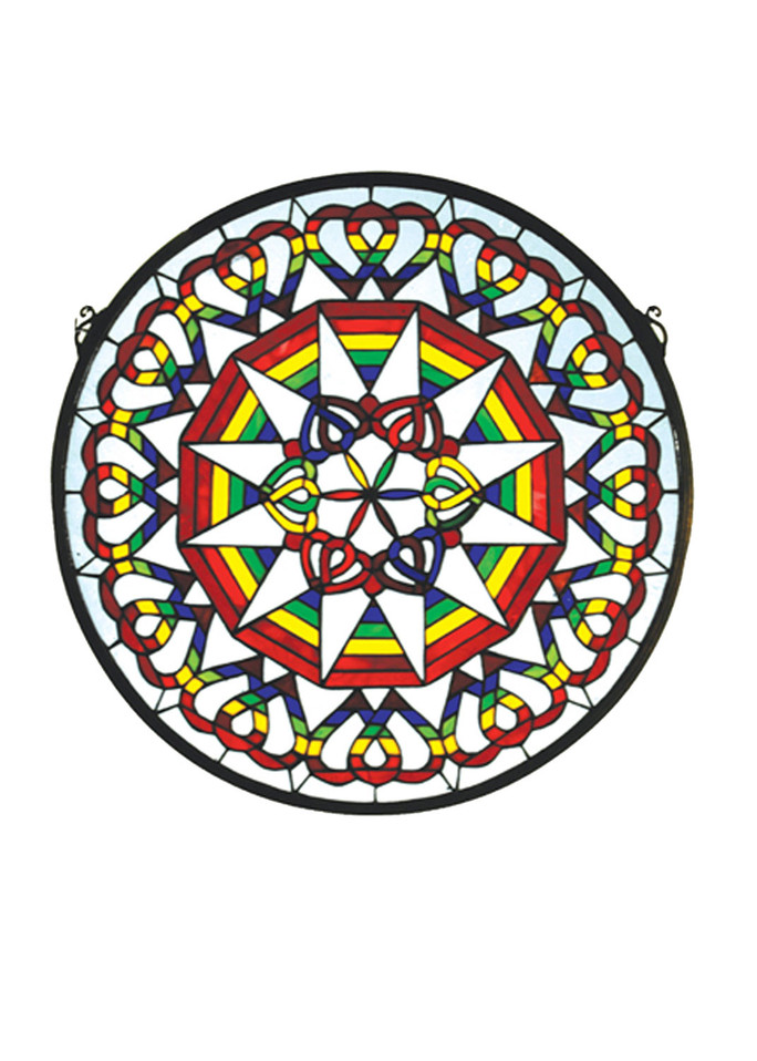 Meyda Tiffany - 51703 - Window - Rainbow Expression Medallion - Antique Copper