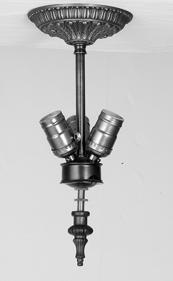 Meyda Tiffany - 52108 - Three Light Flushmount - Dragonflies Oval - Mahogany Bronze