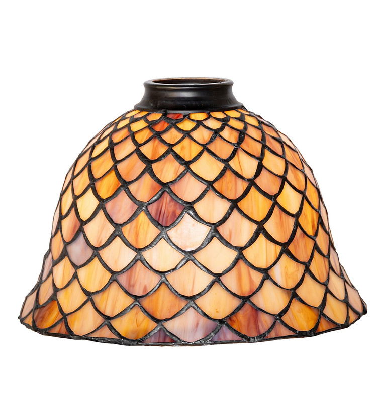Meyda Tiffany - 65168 - Shade - Tiffany Fishscale - Antique