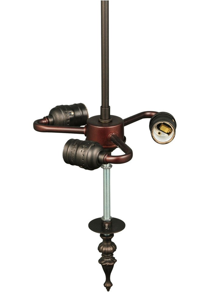 Meyda Tiffany - 65963 - Three Light Hardware - Iris - Mahogany Bronze
