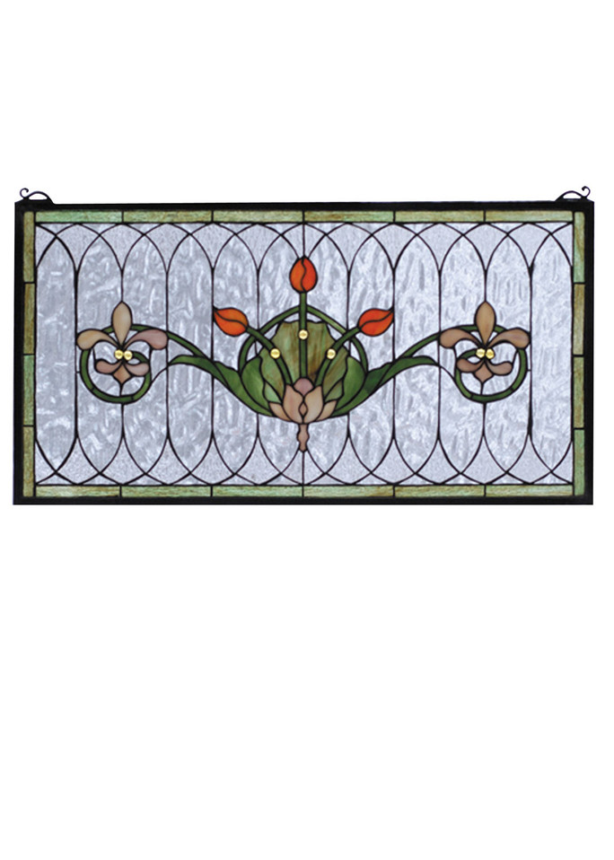 Meyda Tiffany - 68019 - Window - Tulip & Fleurs - Zaf Bapa Orangewg