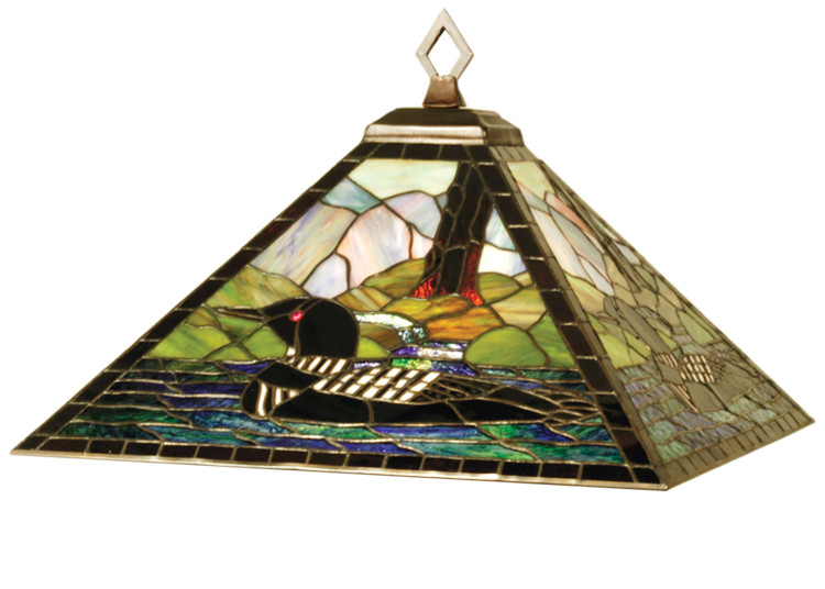 Meyda Tiffany - 69275 - Four Light Pendant - Loon - Black Metal