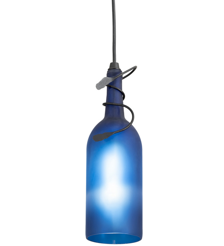 Meyda Tiffany - 71193 - One Light Mini Pendant - Tuscan Vineyard - Textured Black