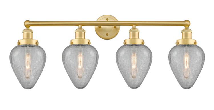 Innovations - 616-4W-SG-G165 - Four Light Bath Vanity - Edison - Satin Gold