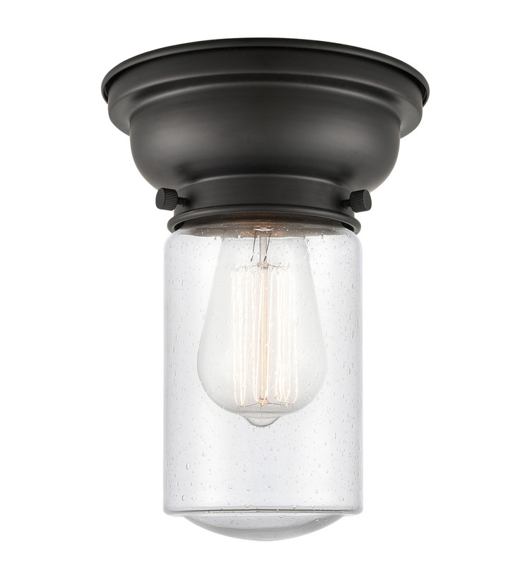 Innovations - 623-1F-BK-G314-LED - LED Flush Mount - Franklin Restoration - Matte Black