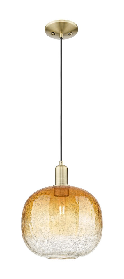 Innovations - 716-1P-AB-G481-10AM - One Light Mini Pendant - Arcadia - Antique Brass