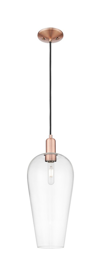 Innovations - 716-1P-AC-G456-8CL - One Light Mini Pendant - Arcadia - Antique Copper