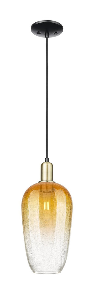Innovations - 716-1P-BAB-G484-7AM - One Light Mini Pendant - Arcadia - Black Antique Brass