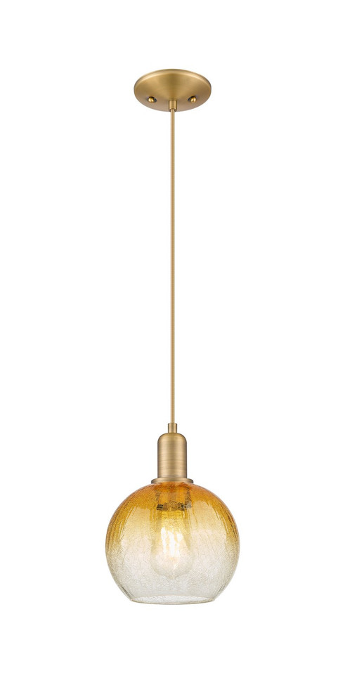 Innovations - 716-1P-BB-G483-8AM - One Light Mini Pendant - Arcadia - Brushed Brass
