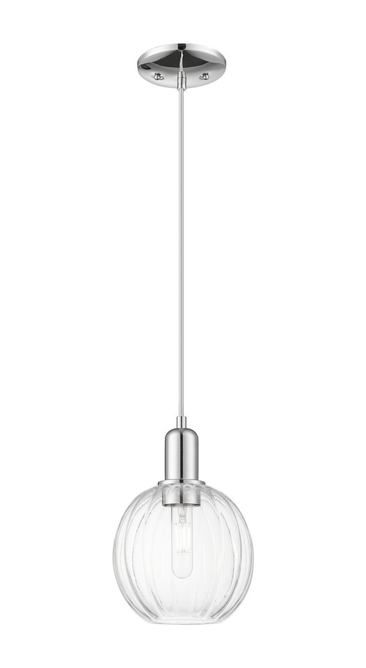 Innovations - 716-1P-PC-G458-7CL - One Light Mini Pendant - Arcadia - Polished Chrome