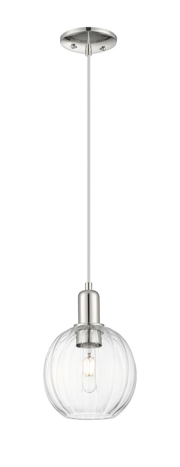 Innovations - 716-1P-PN-G458-7CL - One Light Mini Pendant - Arcadia - Polished Nickel
