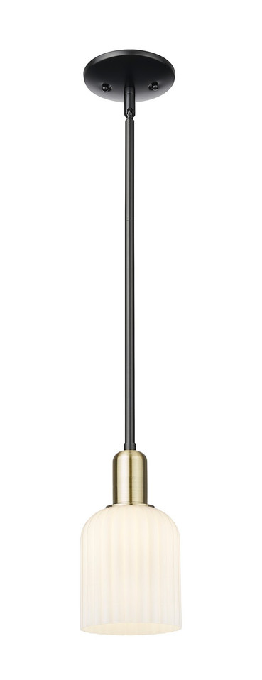 Innovations - 716-1S-BAB-G559-5GWH - One Light Mini Pendant - Arcadia - Black Antique Brass