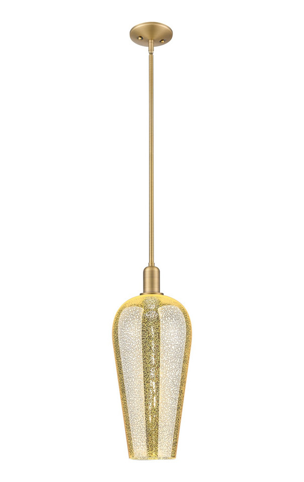 Innovations - 716-1S-BB-G456-8ME - One Light Mini Pendant - Arcadia - Brushed Brass