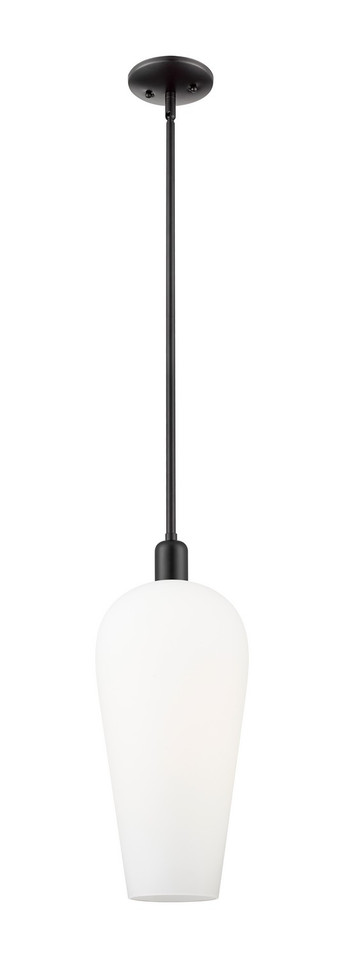 Innovations - 716-1S-BK-G456-8WH - One Light Pendant - Arcadia - Matte Black
