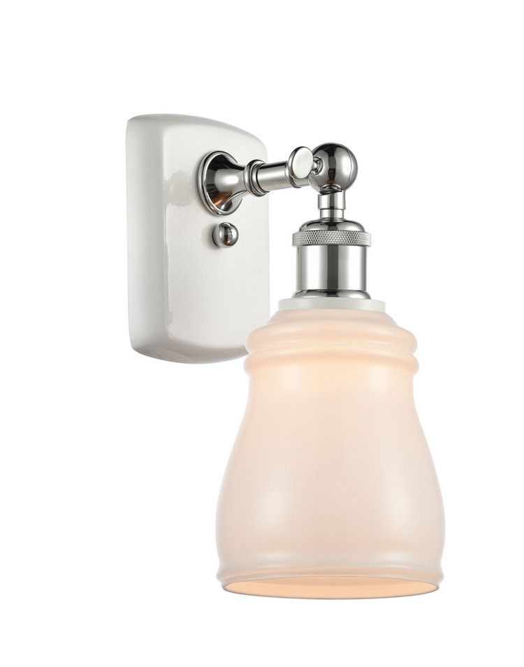 Innovations - 516-1W-WPC-G391 - One Light Wall Sconce - Ballston - White Polished Chrome