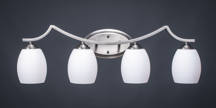 Toltec Lighting - 554-GP-615 - Four Light Bath Bar - Zilo - Graphite