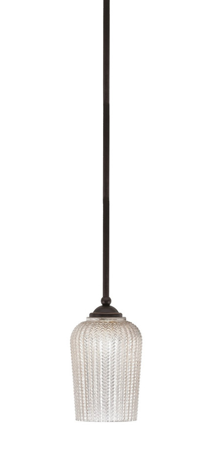 Toltec Lighting - 560-DG-4253 - One Light Mini Pendant - Zilo - Dark Granite