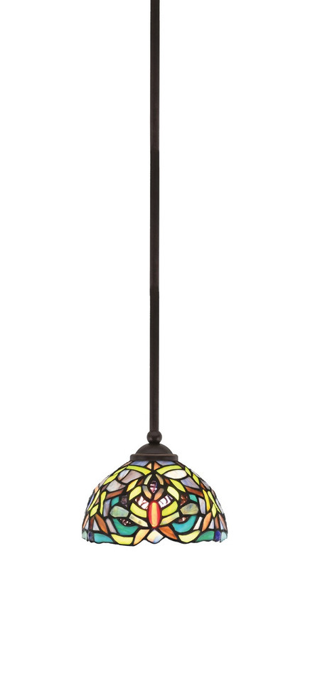 Toltec Lighting - 560-DG-9905 - One Light Mini Pendant - Zilo - Dark Granite