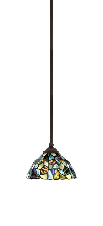 Toltec Lighting - 560-DG-9955 - One Light Mini Pendant - Zilo - Dark Granite