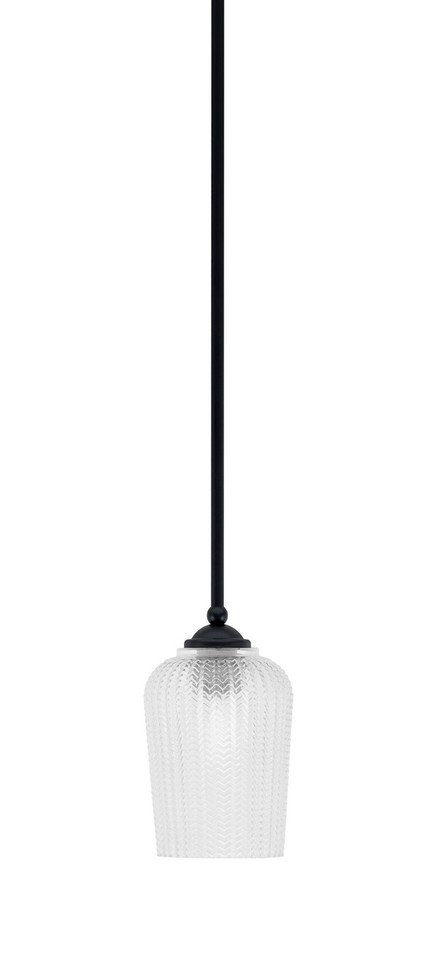 Toltec Lighting - 560-MB-4250 - One Light Mini Pendant - Zilo - Matte Black