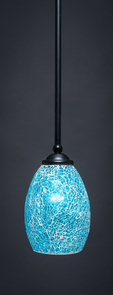 Toltec Lighting - 560-MB-5055 - One Light Mini Pendant - Zilo - Matte Black