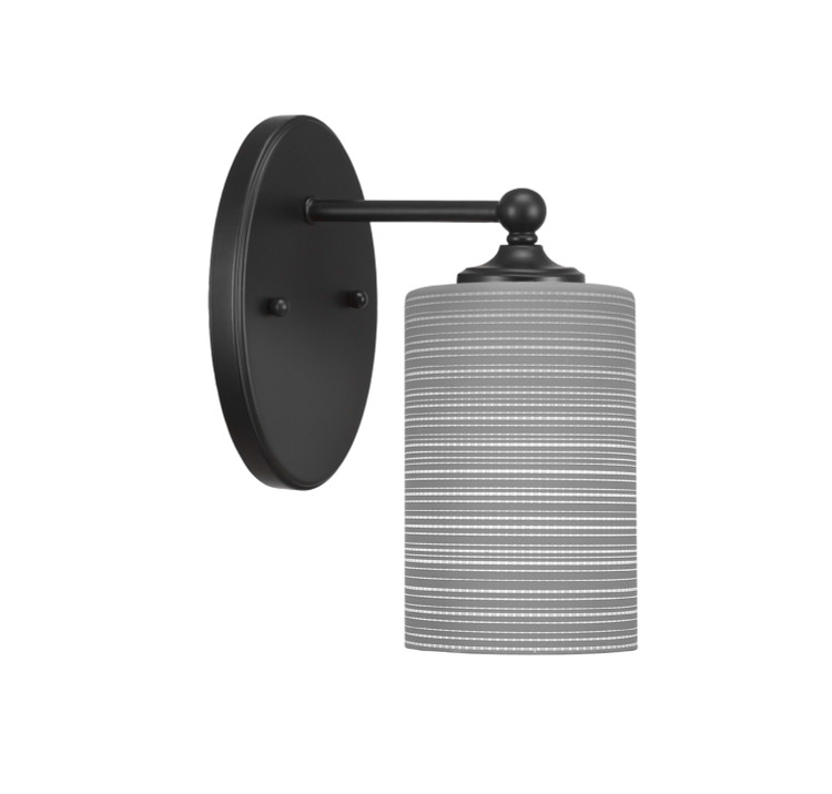 Toltec Lighting - 5911-MB-4062 - One Light Wall Sconce - Capri - Matte Black