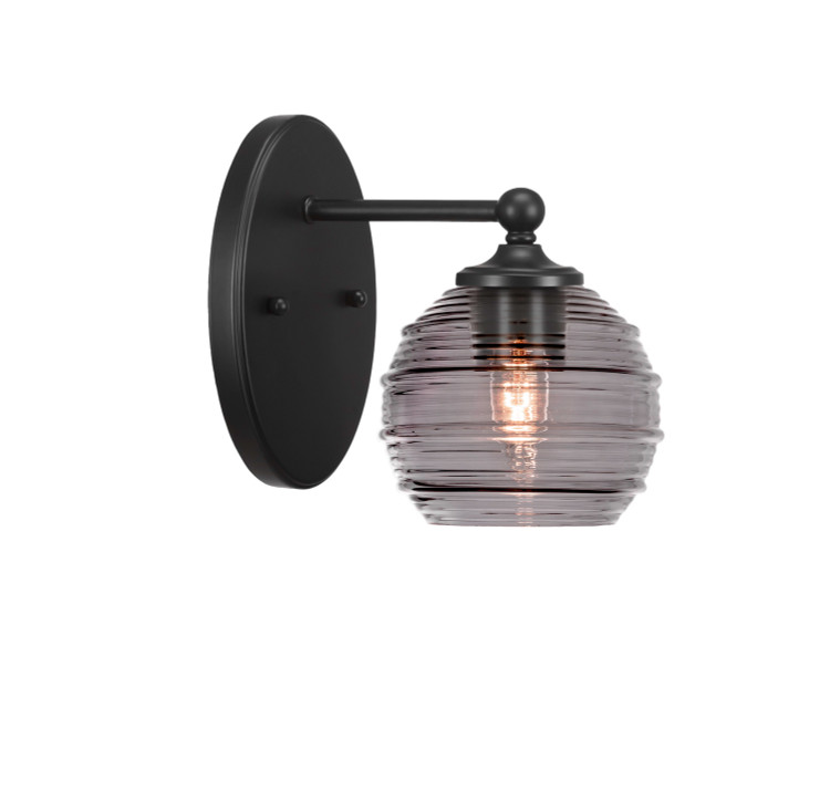 Toltec Lighting - 5911-MB-5112 - One Light Wall Sconce - Capri - Matte Black