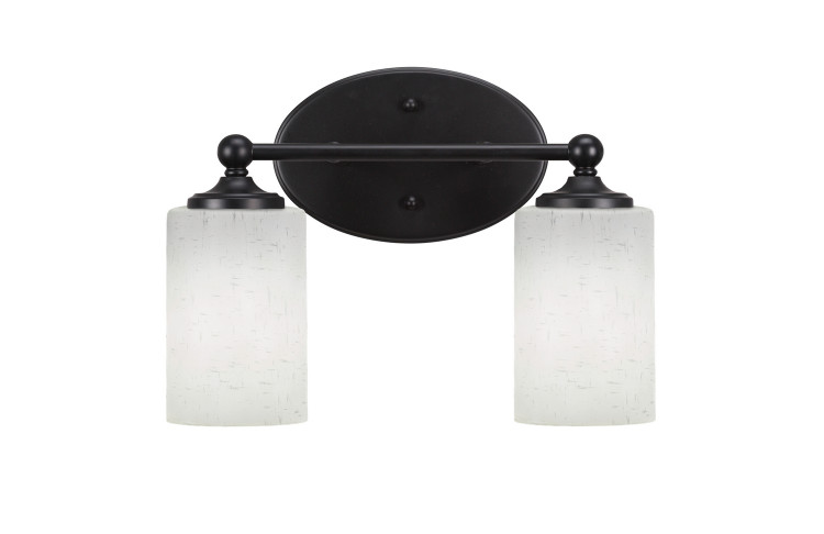 Toltec Lighting - 5912-MB-310 - Two Light Bathroom Lighting - Capri - Matte Black