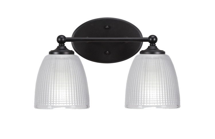 Toltec Lighting - 5912-MB-500 - Two Light Bathroom Lighting - Capri - Matte Black
