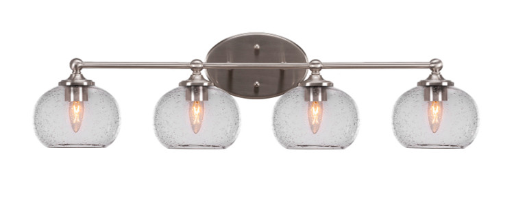 Toltec Lighting - 5914-BN-202 - Four Light Bathroom Lighting - Capri - Brushed Nickel