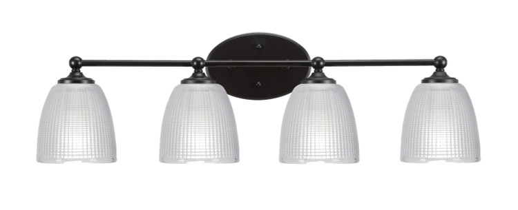 Toltec Lighting - 5914-MB-500 - Four Light Bathroom Lighting - Capri - Brushed Nickel