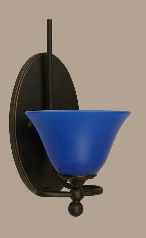 Toltec Lighting - 591-DG-4155 - One Light Wall Sconce - Capri - Dark Granite