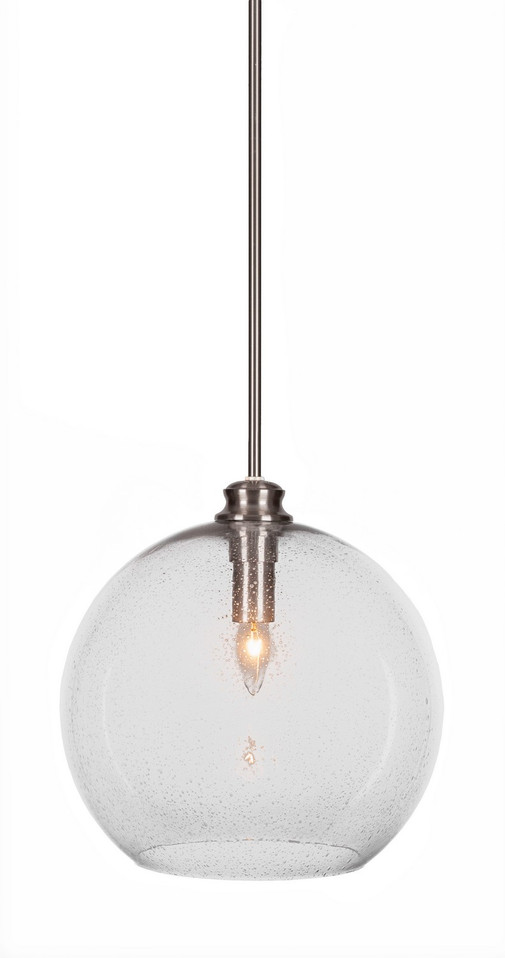 Toltec Lighting - 70-BN-4390 - One Light Pendant - Kimbro - Brushed Nickel