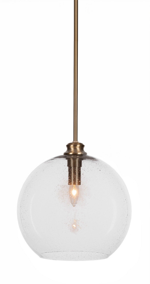 Toltec Lighting - 70-NAB-4390 - One Light Pendant - Kimbro - New Age Brass