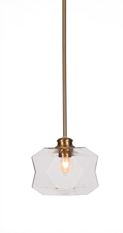 Toltec Lighting - 72-NAB-4490 - One Light Pendant - Rocklin - New Age Brass