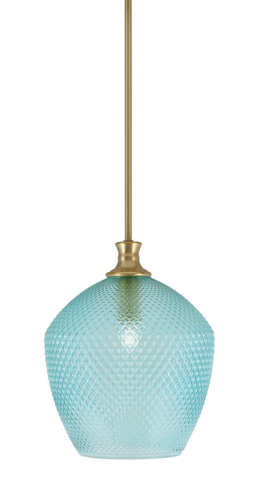 Toltec Lighting - 75-NAB-4225 - One Light Pendant - Zola - New Age Brass