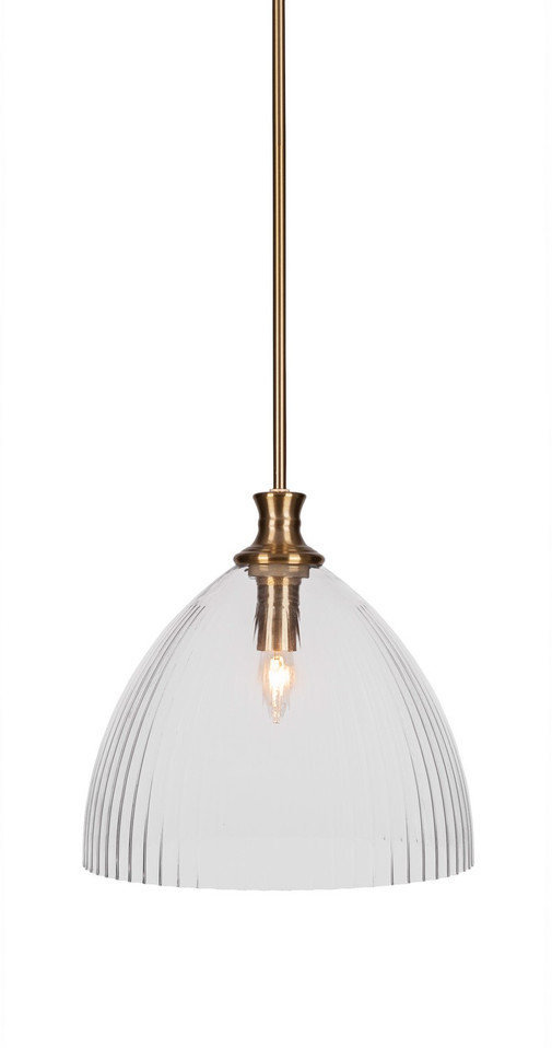 Toltec Lighting - 75-NAB-4690 - One Light Pendant - Carina - New Age Brass
