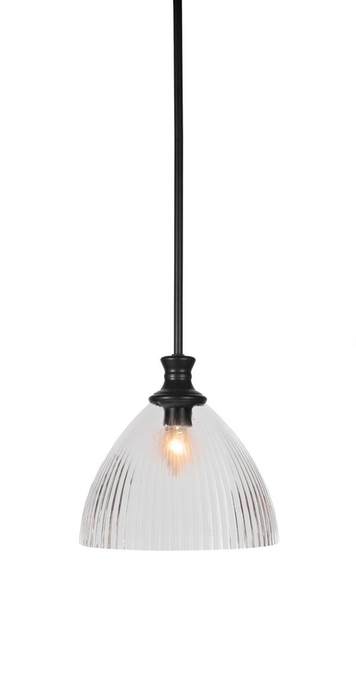 Toltec Lighting - 76-MB-4630 - One Light Pendant - Carina - Matte Black