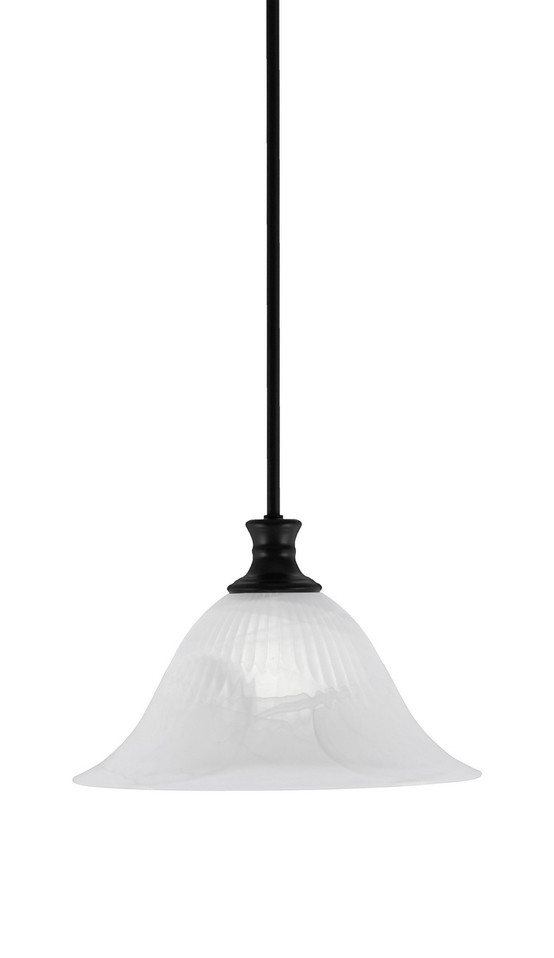 Toltec Lighting - 76-MB-5831 - One Light Pendant - Stem - Matte Black