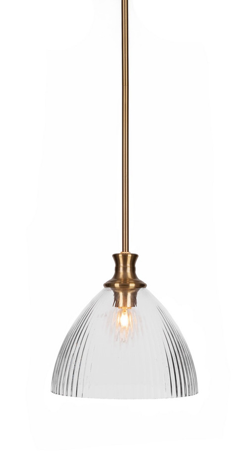 Toltec Lighting - 76-NAB-4630 - One Light Pendant - Carina - New Age Brass