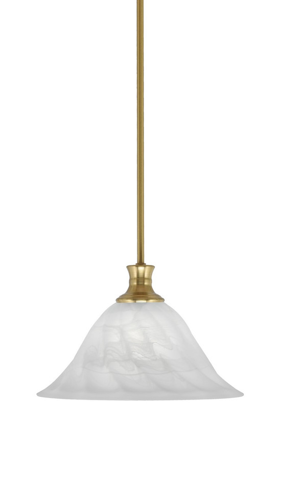 Toltec Lighting - 76-NAB-5731 - One Light Pendant - Stem - New Age Brass