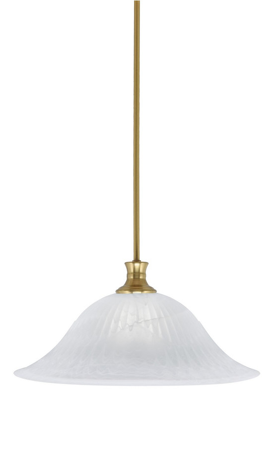 Toltec Lighting - 76-NAB-5881 - One Light Pendant - Stem - New Age Brass
