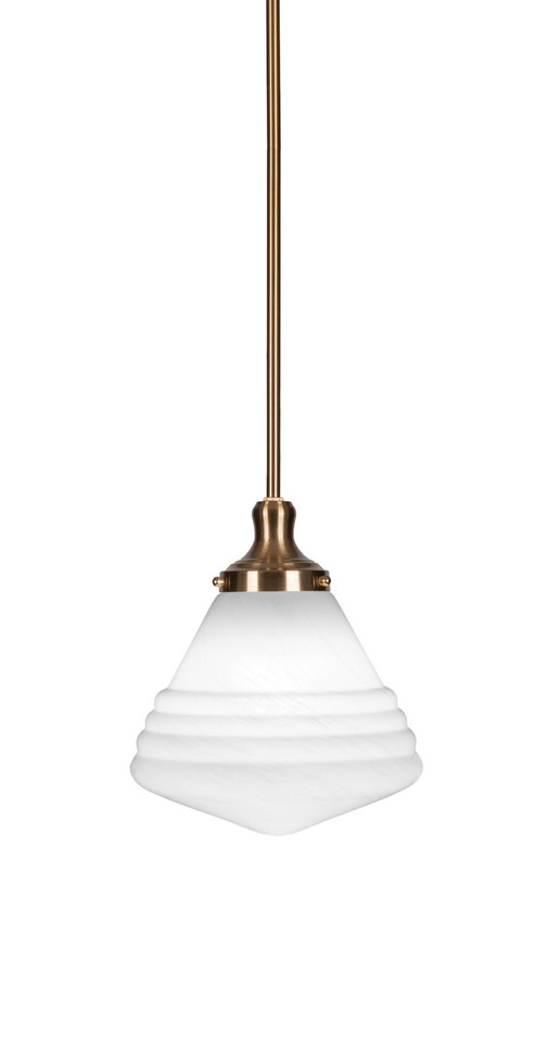 Toltec Lighting - 79-NAB-4711 - One Light Pendant - Juno - New Age Brass